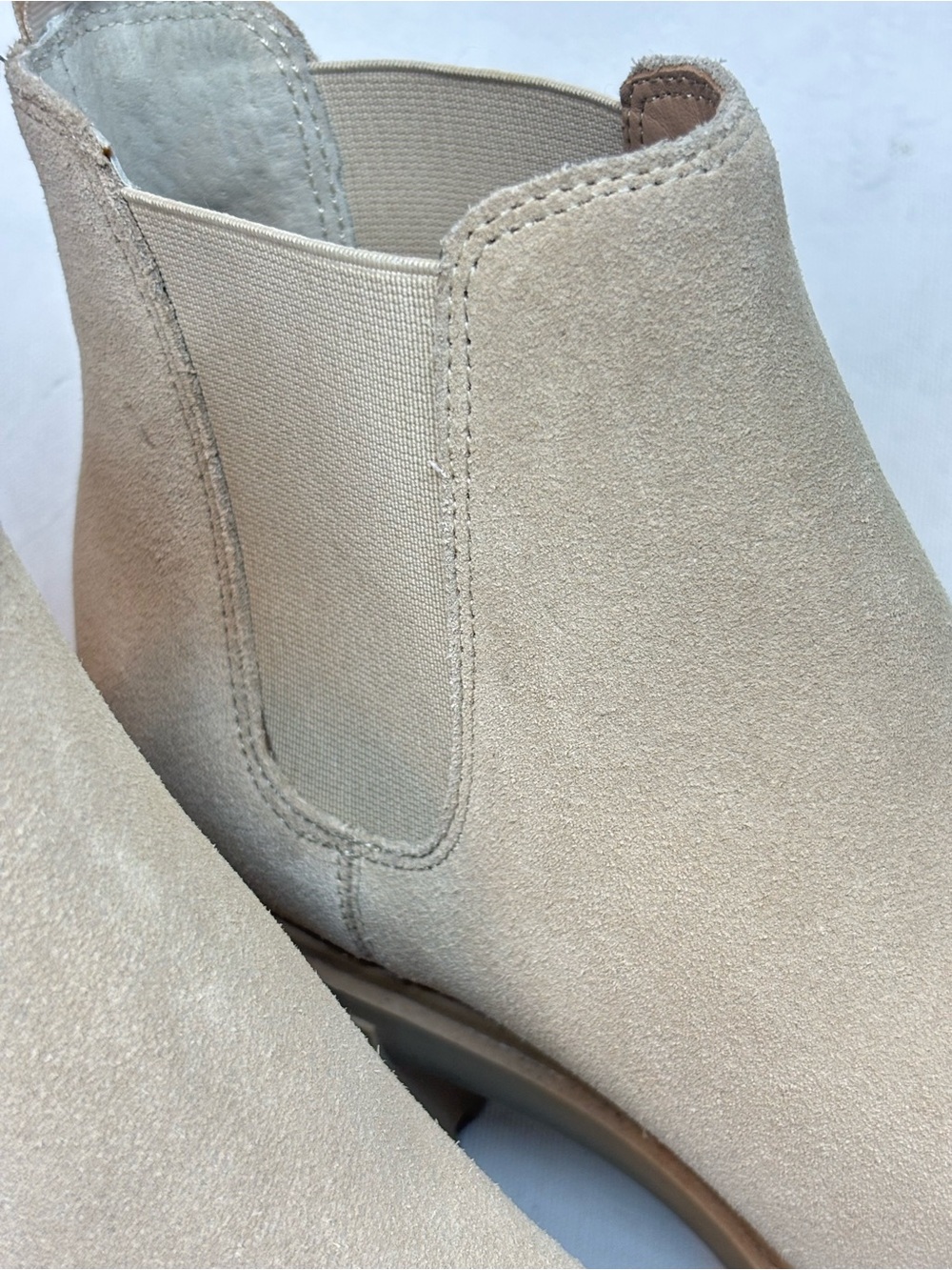 Steve Madden Howler Chunky Lug Sole Chelsea Suede boots, tan, size 8 - Picture 7 of 10